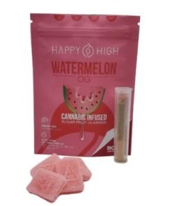 Happy High Cannabis Infused Gummies – Watermelon