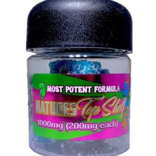 Natures Top Shelf Rainbow Rope Bite Gummies 1000mg THC