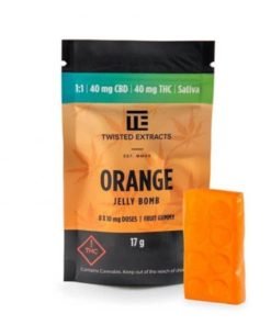 Twisted Extracts Orange Jelly Bomb (Sativa or 1:1 Sativa/CBD)