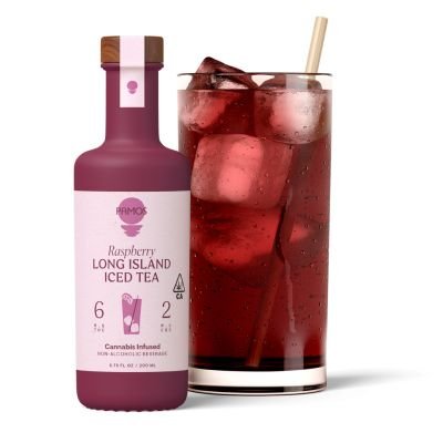 Raspberry Long Island Iced Tea Cocktail (Low Dose)