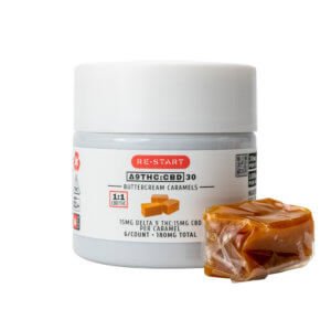 Delta 9 CBD 30MG Caramels (1:1)