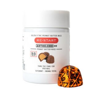 Delta 9 CBD 30MG Peanut Butter Nugs (1:1)