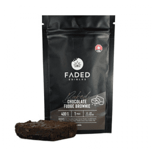 FADED Baked Edibles AU – Chocolate Fudge Brownie 400mg THC