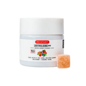 Delta 9 CBD 60MG Mixed Berry Gummies (5:1)
